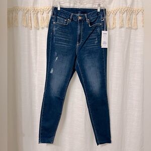 H&M Curvy Fit Super Skinny High Waist Ankle Length size 10